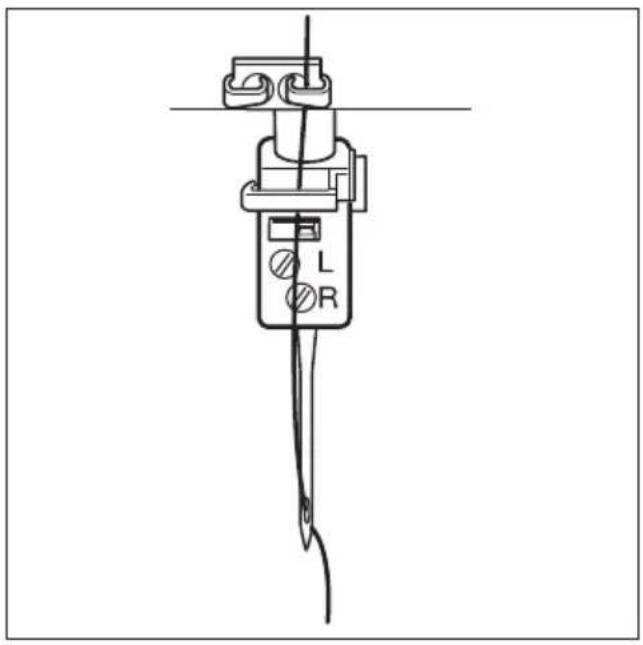 PFAFF hobbylock 4752 - Inserting the left needle - 1