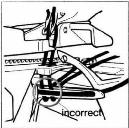 PFAFF hobbylock 4762 - Threading/left needle B (blue) - 3
