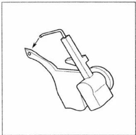 PFAFF hobbylock 4762 - Engaging the upper knife - 4