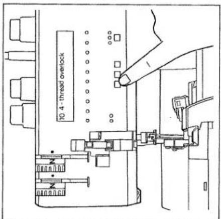 PFAFF hobbylock 4860 - Symbols below the display: - 1