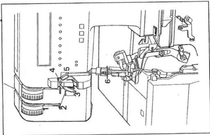 PFAFF hobbylock 4860 - Threading overedge needle B - 1