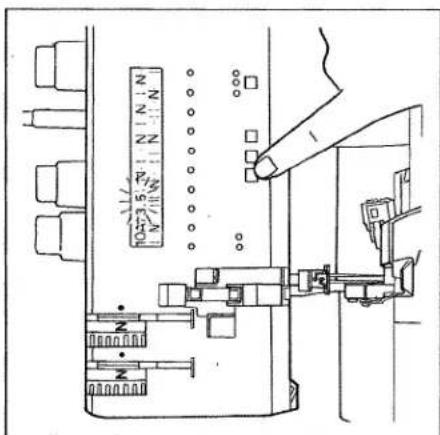PFAFF hobbylock 4860 - Entering new data - 3