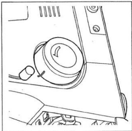 PFAFF hobbylock 4860 - Threading the left overedge looper - 1