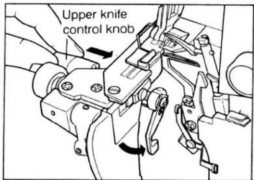 PFAFF hobbylock 774 - a. Adjusting the seam width - 1