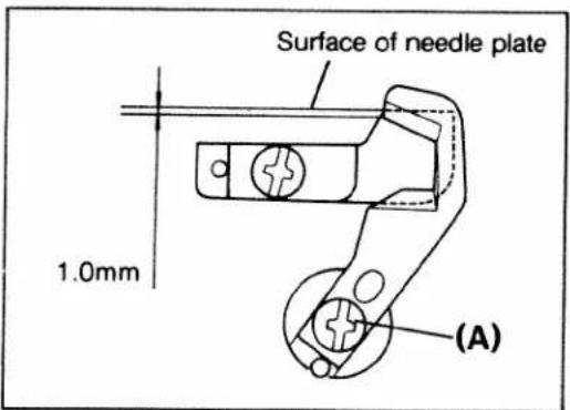 PFAFF hobbylock 774 - To set the cutting position: - 2