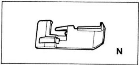 PFAFF hobbylock 774 - - Roll hemming foot - 1