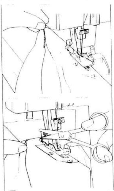 PFAFF hobbylock 783 - Points to observe during sewing - 1