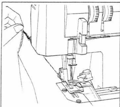 PFAFF hobbylock 787 - Points to observe during sewing - 1
