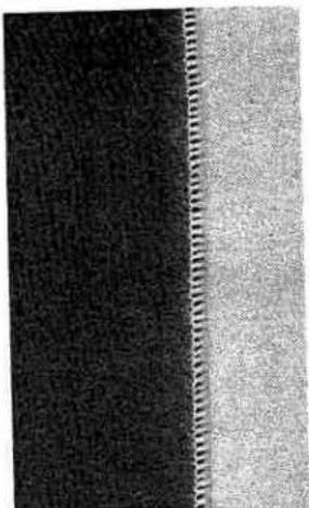 PFAFF hobbylock 787 - Inserting the fabric plies - 3