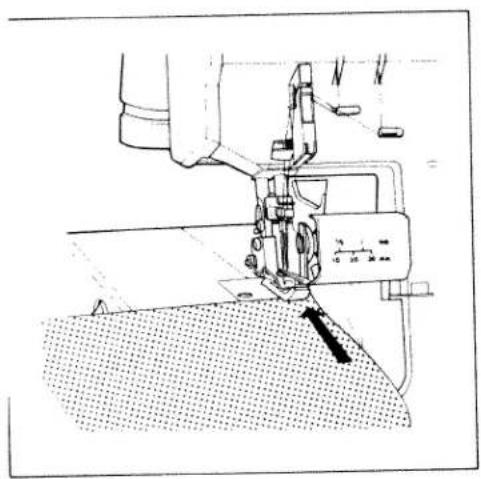 PFAFF hobbylock 794 - Sewing a test sample - 1