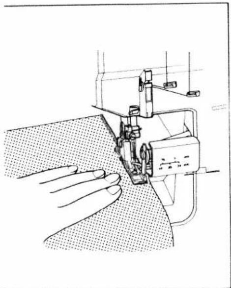 PFAFF hobbylock 794 - Sewing a test sample - 3