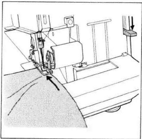PFAFF hobbylock 795 - Sewing a test sample - 1