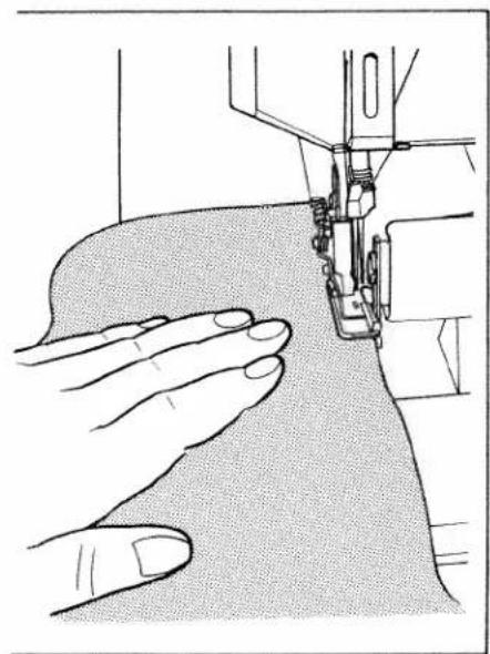 PFAFF hobbylock 795 - Sewing a test sample - 3