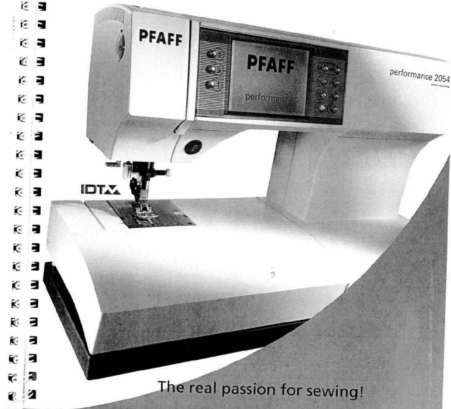 PFAFF performance 2056 - performance 2054 - 1