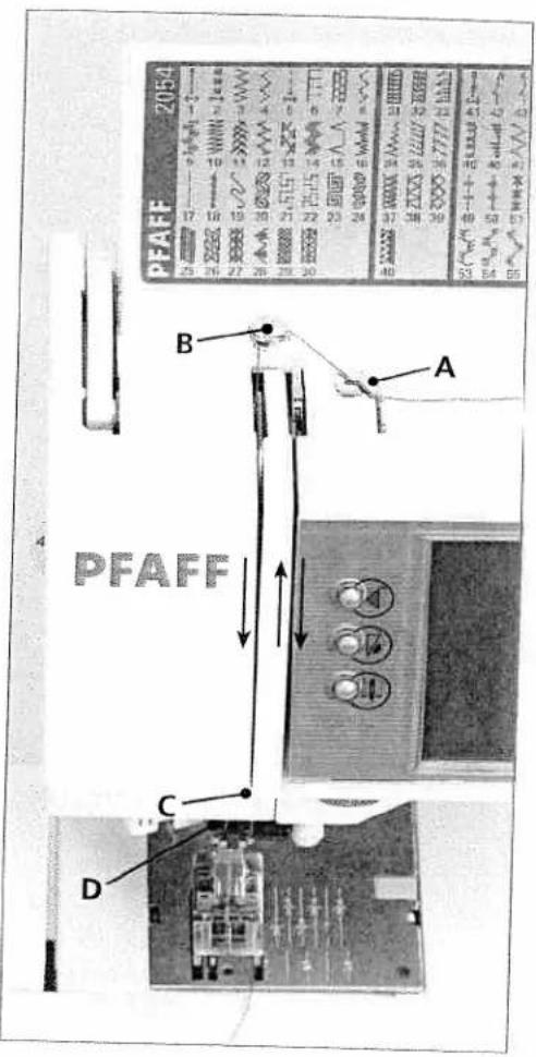 PFAFF performance 2056 - Threading the needle - 1