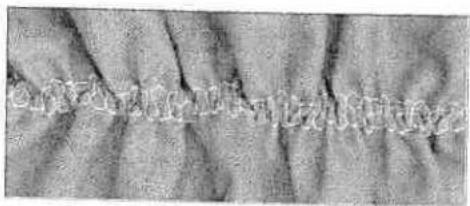 PFAFF performance 2056 - Gathering with straight stitch - No 1 - 3