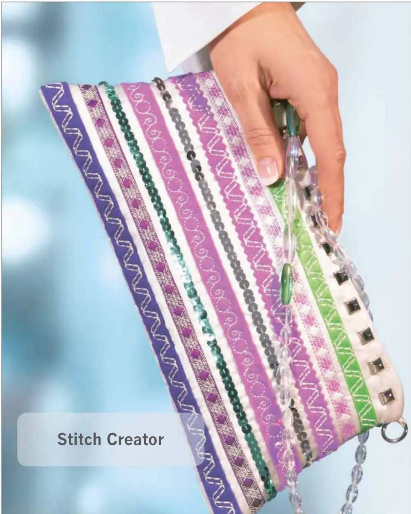 PFAFF performance 2058 - Combine alphabet and stitch sequences - 1