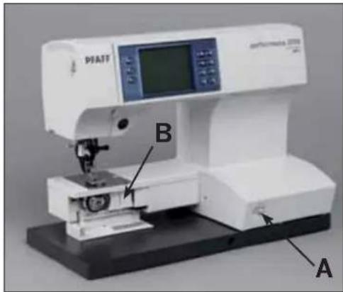 PFAFF performance 2058 - Disengaging the IDT - 2