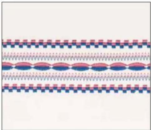 PFAFF performance 2058 - Combined borders - 2