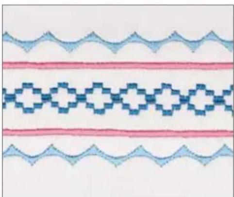 PFAFF performance 2058 - Combined borders - 1