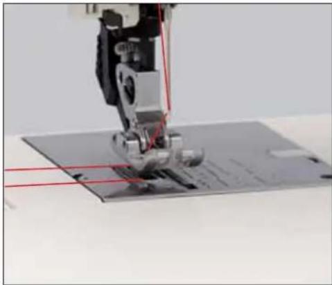 PFAFF performance 2058 - Bringing up the bobbin thread - 2