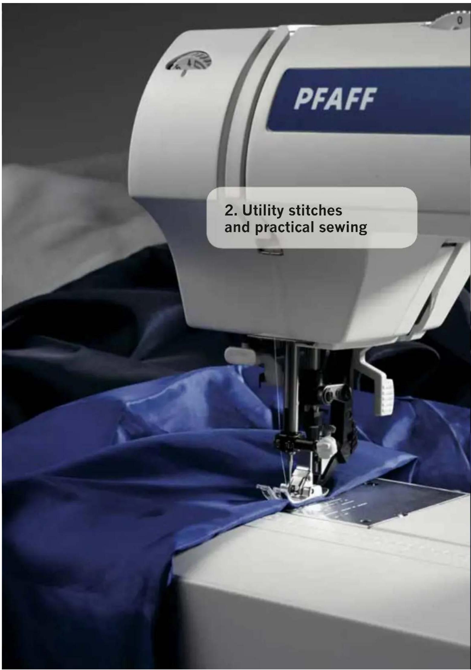 PFAFF select 1528 - Utility and stretch stitch combinations - 2