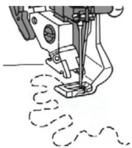 PFAFF select 1528 - Hemming with the twin needle - 3