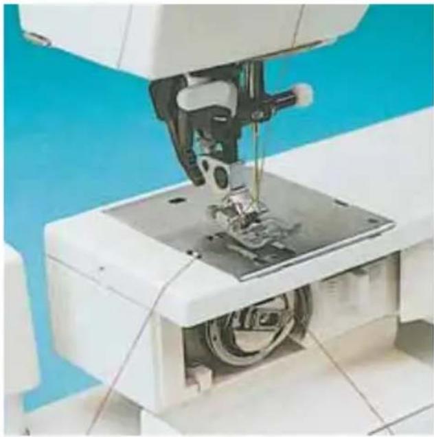 PFAFF select 1540 - Threading the twin needle - 1