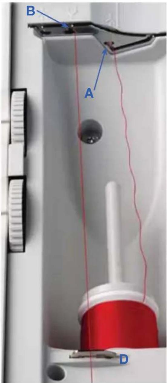 PFAFF select 1540 - Placing the bobbin - 3