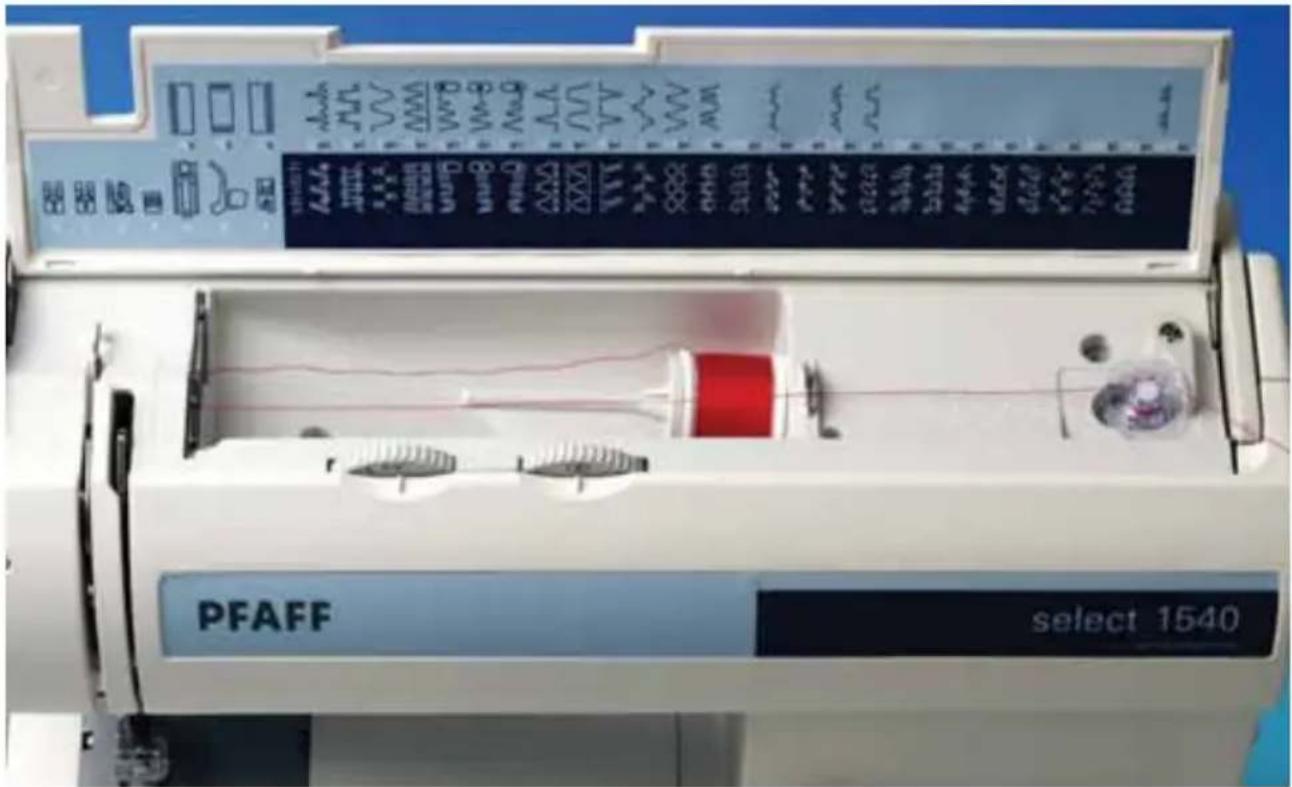 PFAFF select 1540 - Placing the bobbin - 2