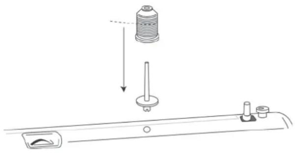 PFAFF smart 300e - Vertical Spool Pin - 1