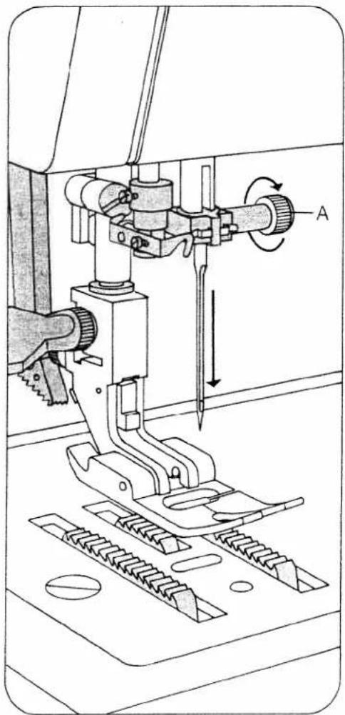PFAFF synchromatic 1215 - Thread cutter - 1