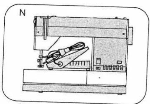 PFAFF tipmatic 1019 - Electronic foot control - 1