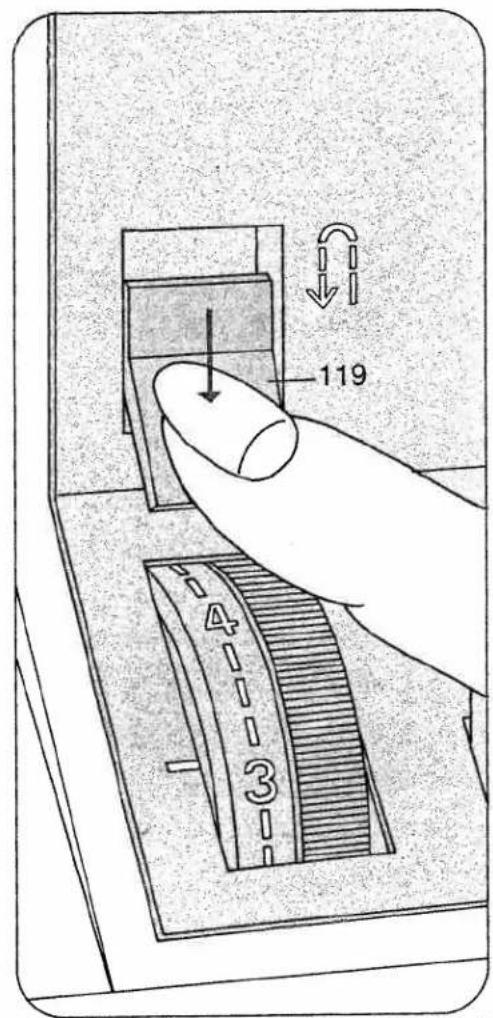 PFAFF tipmatic 1019 - Reverse sewing - 2