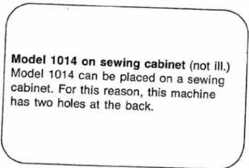 PFAFF tipmatic 1019 - Please note: - 4