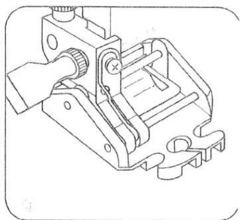 Technical line drawing of a mechanical assembly with no visible text or symbols.