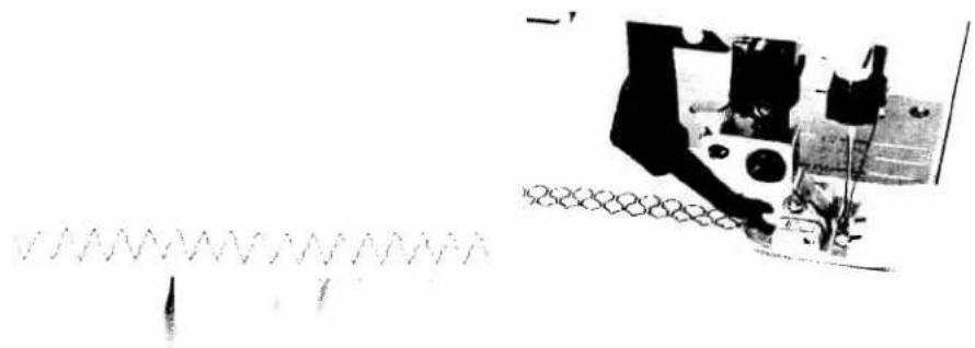 PFAFF tipmatic 6110 - Stretch triple zigzag stitch - 1