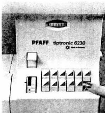 PFAFF tipmatic 6110 - Setting stretch stitches - 4