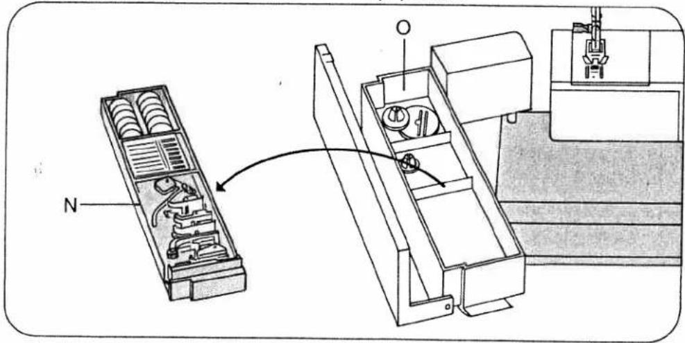 PFAFF tiptronic 1069 - Electrical connection and foot control 1067/1069 (see left ill. on page 3) - 1