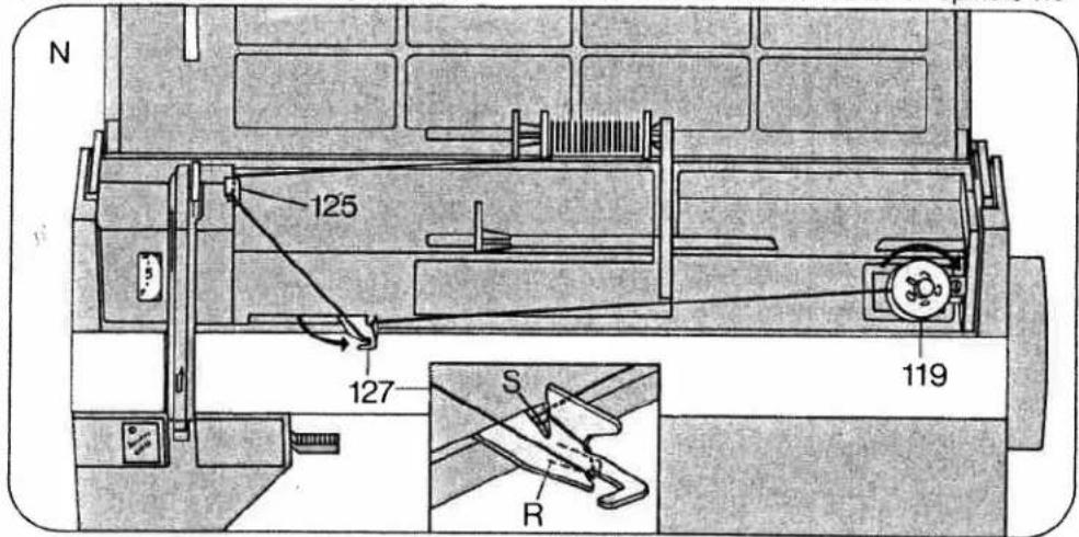 PFAFF tiptronic 1069 - Winding the bobbin from a second spool (N) - 1