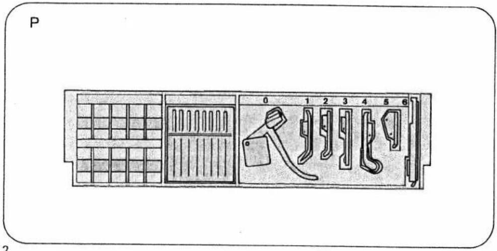 PFAFF tiptronic 1069 - Electrical connection and foot control 1067/1069 (see left ill. on page 3) - 2