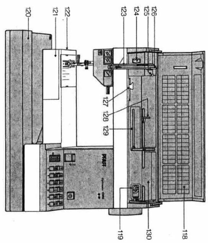 PFAFF tiptronic 1069 - Fold this page out - 1