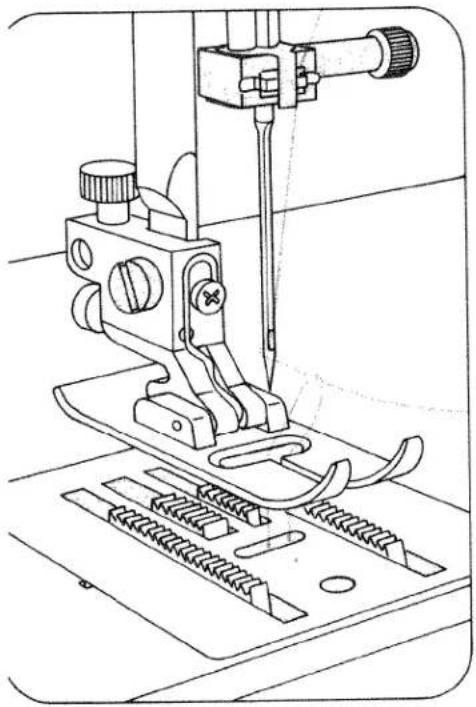 PFAFF varimatic 6089 - Viltschijfjes inzetten - 7
