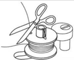 SINGER Simple 2263 - Winding the Bobbin - 5