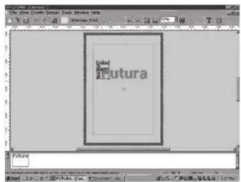 SINGER Future Quartet SEQS-6000 - Resizing individual letters - 1