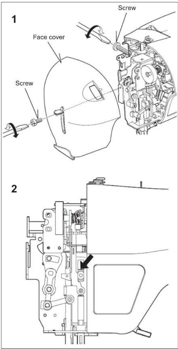 SINGER Future Quartet SEQS-6000 - OILING INSIDE THE FACE COVER - 1