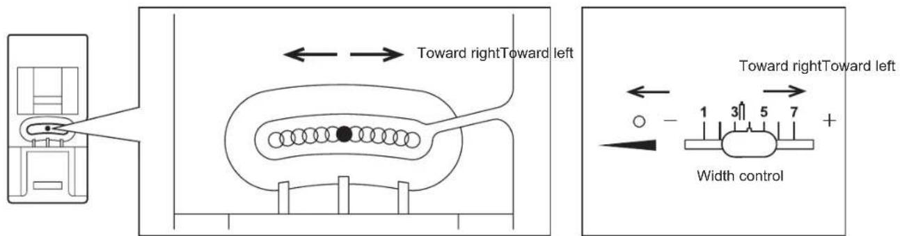 SINGER Future Quartet SEQS-6000 - QUICK REFERENCE TABLE OF STITCH LENGTH AND WIDTH - 2
