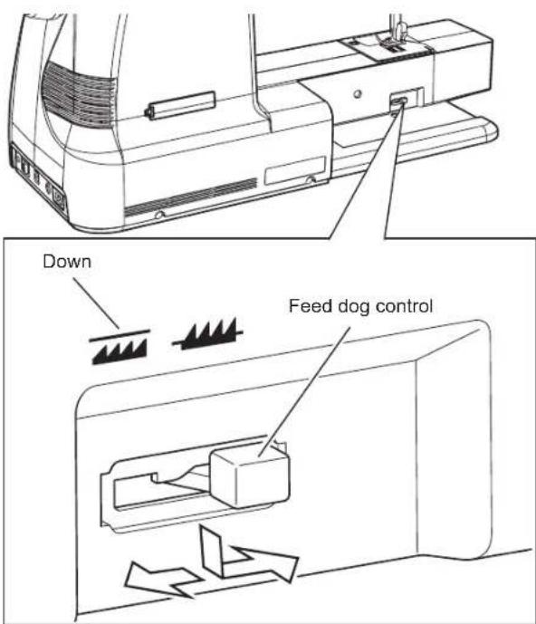 SINGER Future Quartet SEQS-6000 - FEED DOG CONTROL - 1
