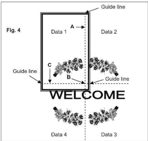 SINGER Future Quartet SEQS-6000 - There are two sets of markings on the inner hoop. - 2
