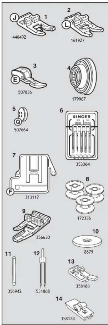 SINGER Heavy Duty HD-110 - Accesorios adicionales - 1